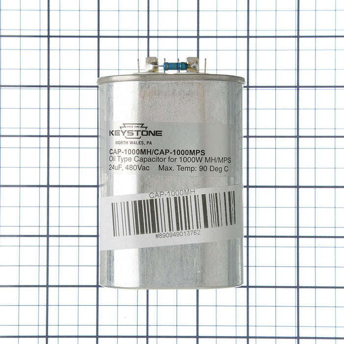 Keystone Capacitor For 1000W Metal Halide 24uF 480V Oil Filled (CAP-1000MH)