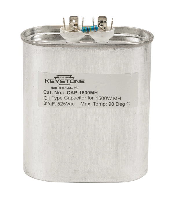 Keystone Capacitor For 1500W Metal Halide 32uF 525V Oil Filled (CAP-1500MH)