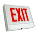 Best Lighting Products Steel Exit/Stair Sign Single Face Red Letters White Housing AC Only Exit Left Arrow (CAXTEU1RW-LA)