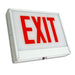 Best Lighting Products Steel Exit/Stair Sign Universal Single/Double Face Red Letters Black Housing Battery Backup Exit Double Arrow (CAXTEU2RBEM-DA)