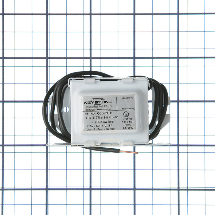 Keystone 5W/7W/9W 120V 2-Pin Compact Fluorescent Magnetic Ballast (CC579TP-CP)