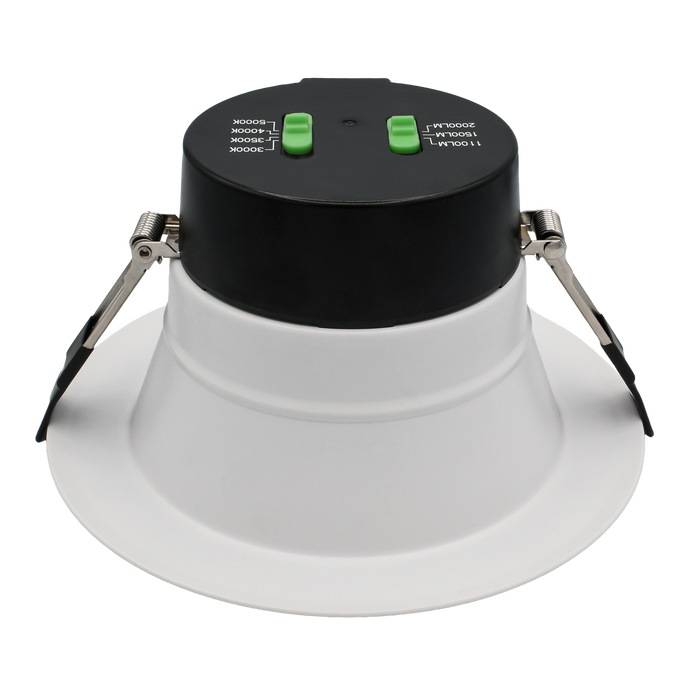 ETI CCDL-6-LB3-9CP4-MV-LVD Capella Series 6 Inch Commercial Downlight Wattage/CCT Selectable 14W/18W/24W 3000K/3500K/4000K/5000K 90 CRI 120-277V 0-10V Dimming (63315101)
