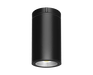 RAB CD34 Cylinder 4 Inch Wattage/CCT Selectable 12W/16W/20W 2700K/3000K/3500K/4000K/5000K 40 Degree 120-277V Surface/Pendant Mount Black Clear Lens (CD34-4SPK)