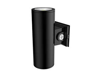 RAB CD34 Cylinder 4 Inch Wattage/CCT Selectable 12W/16W/20W 3000K/4000K/5000K 40 Degree 120-277V Wall Mount Black Clear Lens (CD34-4WK)