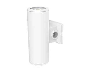 RAB CD34 Cylinder 4 Inch Wattage/CCT Selectable 12W/16W/20W 3000K/4000K/5000K 40 Degree 120-277V Wall Mount White Clear Lens (CD34-4WW)