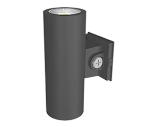 RAB CD34 Cylinder 4 Inch Wattage/CCT Selectable 12W/16W/20W 3000K/4000K/5000K 40 Degree 120-277V Wall Mount Bronze Clear Lens (CD34-4WZ)