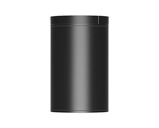 RAB CD34 Cylinder 6 Inch Wattage/CCT Selectable 18W/24W/30W 2700K/3000K/3500K/4000K/5000K 60 Degree 120-277V Surface/Pendant Mount Black Clear Lens (CD34-6SPK)