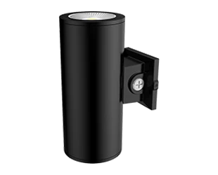 RAB CD34 Cylinder 6 Inch Wattage/CCT Selectable 22W/28W/36W 3000K/4000K/5000K 60 Degree 120-277V Wall Mount Black Clear Lens (CD34-6WK)