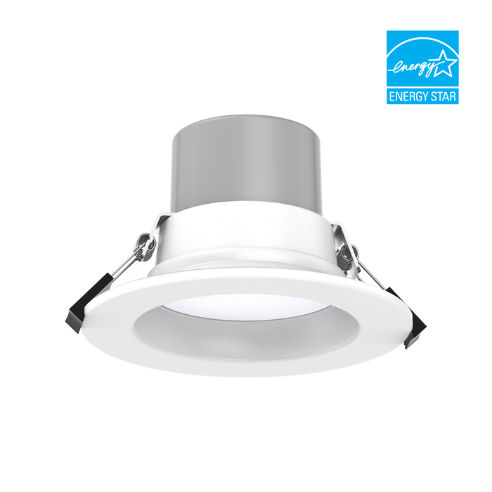 EIKO CD4-PS16-8FCCT-UDIM-WH LED Commercial Downlight 4 Inch Wattage/CCT Selectable 16W/14W/12W/10W/8W 2700K/3000K/3500K/4000K/5000K 80 CRI 120-277V 1-10V Dimming White (15156)