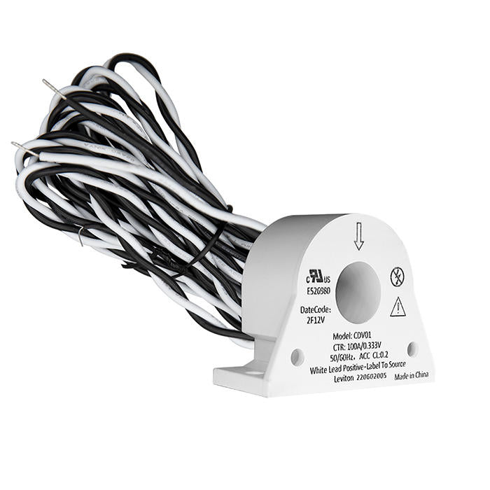 Leviton Current Transformer Solid 100A 333mV .5 Inch .2 Percent (CDV01-W15)