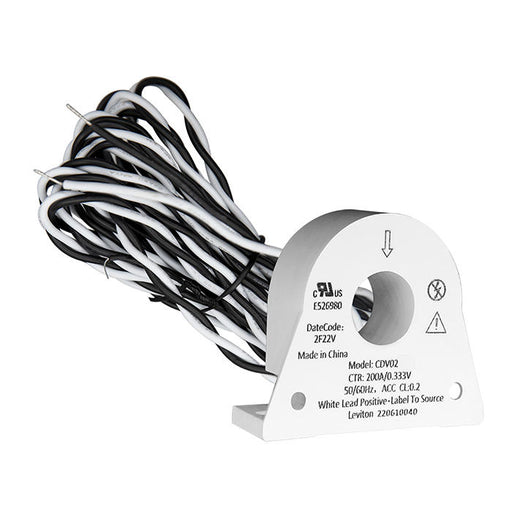 Leviton Current Transformer Solid 200A 333mV .78 Inch .2 Percent (CDV02-W20)