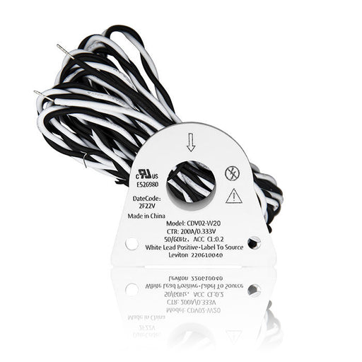 Leviton Current Transformer Solid 200A 333mV .78 Inch .2 Percent (CDV02-W20)