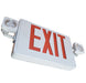 Standard-BL Reduced Profile All LED Exit And Emergency Thermoplastic Combination Red/Green Letters White Housing Remote Capacity No Self-Diagnostics (CEMRGWRC)