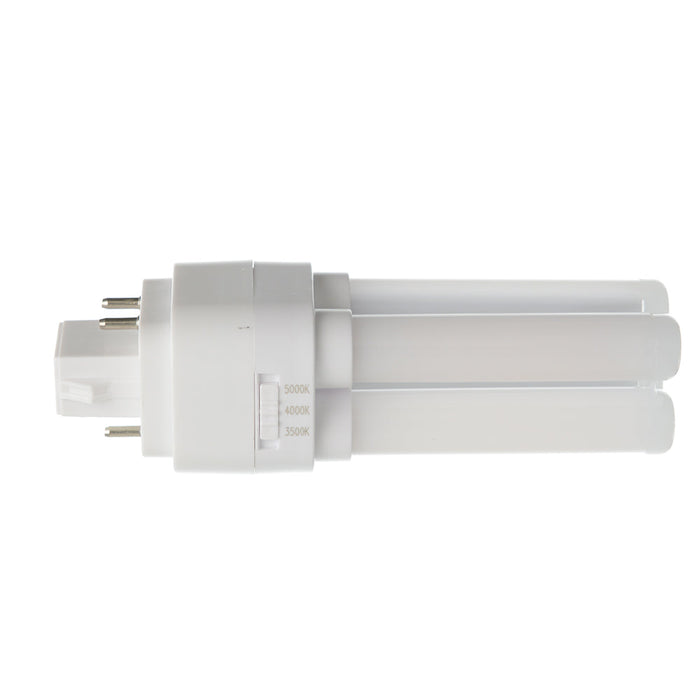 Aleddra 8W LED PL Lamp CCT Selectable 3500K/4000K/5000K 110-277V 360 Degree Beam Angle Dimmable G24Q Base (CH-CORN-8W-3CCT (G24Q))