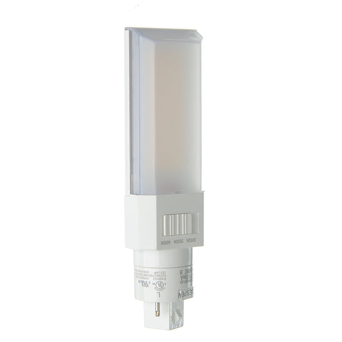 Espen LED Lamp Flex Type B 8W 4000K 950Lm 2 Or 4-Pin 120-277V Horizontal Installation Assembled In USA (CLD18WH/840-ID BAA)