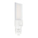 Espen 931-372 Flex Type B LED Lamp Ballast Bypass Input 120-277Vac 3000K/3500K/4000K 8W 1000Lm G24D Or G24Q Base Horizonal Plastic (CLD18WH/8T-ID)
