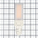 Espen 931-372 Flex Type B LED Lamp Ballast Bypass Input 120-277Vac 3000K/3500K/4000K 8W 1000Lm G24D Or G24Q Base Horizonal Plastic (CLD18WH/8T-ID)