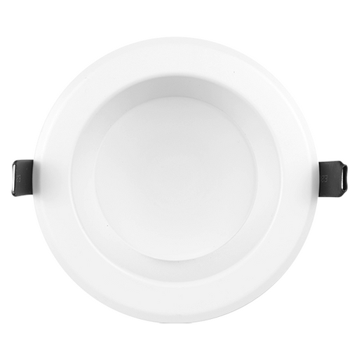 NICOR 4 Inch Commercial Recessed LED Downlight Wattage/CCT Selectable 7W/10W/11W 3000K/3500K/4000K/5000K 90 CRI 120-277V Black (CLR43SUS9BK)