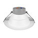 NICOR 8 Inch Commercial Recessed LED Downlight Wattage/CCT Selectable 25W/29W/35W 3000K/3500K/4000K/5000K 90 CRI 120-277V White (CLR83SUS9WH)