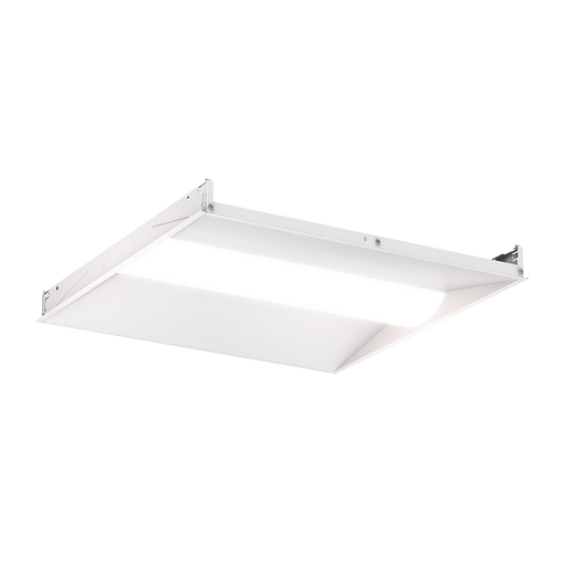 Columbia LCAT24-S-LSCS 2X4 Shallow Center Lens LED Troffer Selectable 2750Lm/3300Lm/4400Lm 3500K/4000K/5000K 0-10V Dimming 120-277V White (93168038)