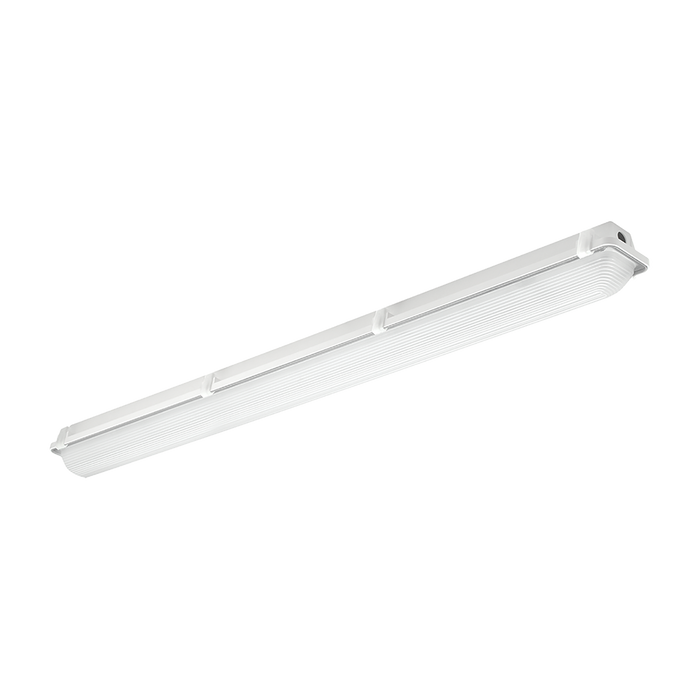 Columbia LXEN4-40LW-RFA-EDU 4 Foot LED Enclosed/Gasketed Fixture 4000K 4250Lm Surface Mount Ribbed Frosted Acrylic Lens 0-10V Dimming 120-277V 33W (93092868)