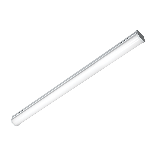 Columbia MPS4-35ML-CW-EDU 4 Foot LED Fixture 3500K 4500Lm Surface Mount Wall Mount Or Suspended Curved Frosted Acrylic Wide Distribution Lens 0-10V Dimming 120-277V 32W White (93098758)