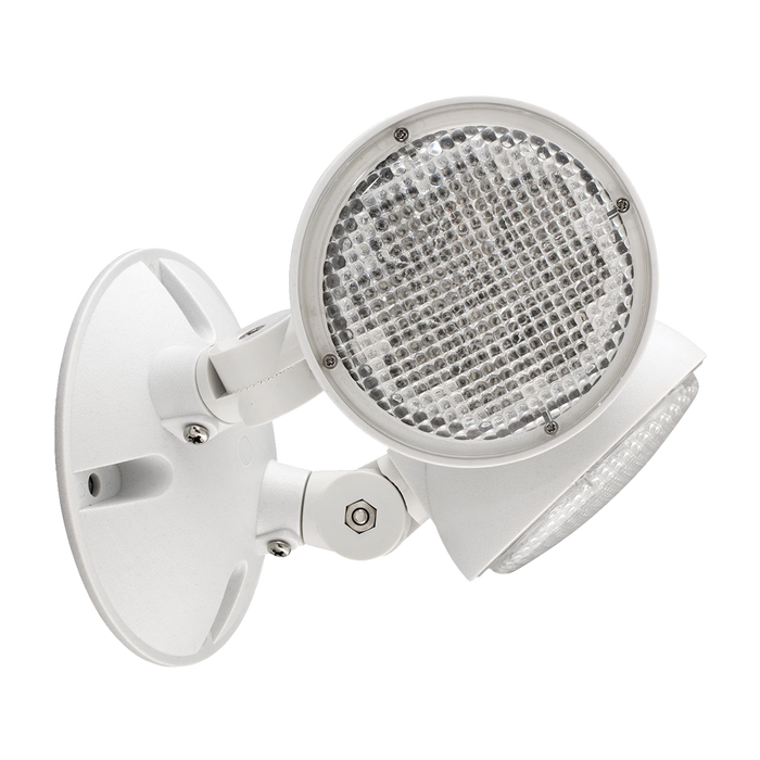 COMPASS CORD Remote Head LED Outdoor Double Lamp Heads White Finish Wet Location (93043129)