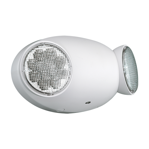 COMPASS CU2SD LED Emergency Light High Impact UL Flame Rated Thermoplastic White Finish Self-Test/Self-Diagnostics (93091657)