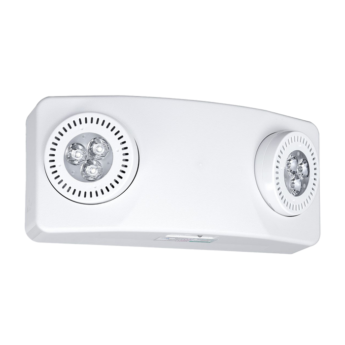 COMPASS CU2HLHOSD High Lumen LED Emergency Light 1300Lm White Finish Self-Test/Self-Diagnostics (93130910)