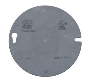 Gardner Bender Round Box Cover Gray Plastic 4 Inch Diameter (COVER-RDG)