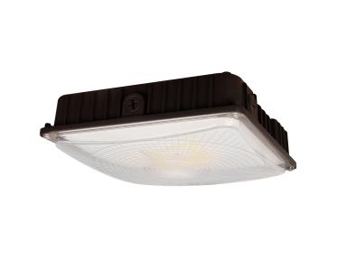 Maxlite 111379 Value Canopy/Parking Wattage/CCT Selectable 100W/80W/60W 3000K/4000K/5000K 120-277V Bronze Motion Sensor (CP100UP-WCSBMS)