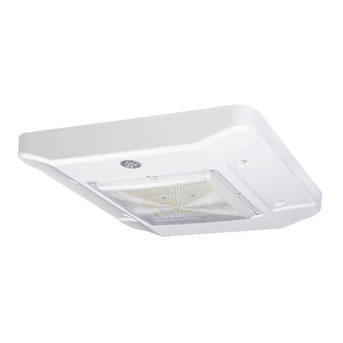 Standard-BL Canopy Luminaire Lumen Selectable 27000Lm/22000Lm/ 19000Lm 5000K 120-277V Die Cast Aluminum Powder-Coat White Housing (CPHL-272219L-5K)