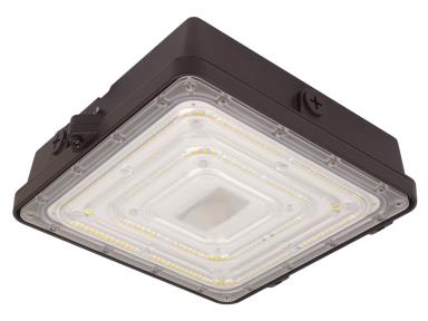 Maxlite 109425 Enhanced Canopy Wattage/CCT Selectable 36/48/60W 120-277V 3000K/4000K/5000K Bronze C-Max Ready (CPL60UWCSBCR)