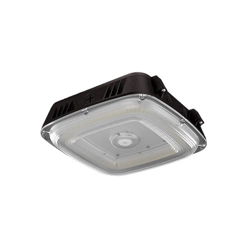 Standard-BL Canopy Luminaire Sensor Ready Lumen/CCT Selectable 12000Lm/10000Lm/8000Lm/6000Lm/3000Lm 3500K/4000K/5000K 120-277V Bronze Housing (CPSR-1210863L-3CCT-BRZ)