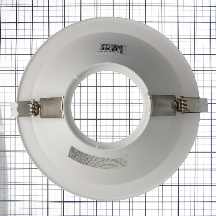 Westgate Manufacturing CRLC Series 10 Inch Round Down Light Trim - White (CRLC-TRM-10-WH)