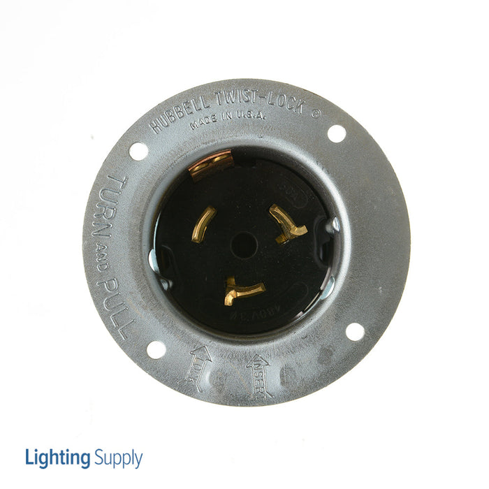 Bryant Locking Flanged Inlet 3P4W 50A 3PH 480V (CS8175A)