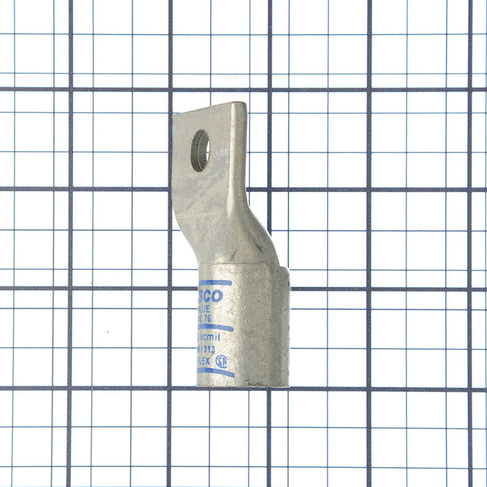 ILSCO Surecrimp Copper Compression Lug Conductor Size 400 1 Hole 3/8 Inch Bolt Size Standard Connector Viewing Window Tin Plated UL CSA (CSWS-400-38)