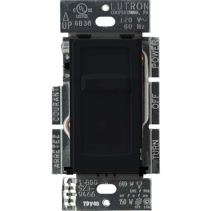 Lutron Contour 150W LED Slide To Off Black (CTCL-150-BL)