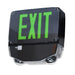 Best Lighting Products Wet Location LED Combination Single Face Green Letters Black Housing (CWLEZXTEU1GB-RC-CW-SDT-TP)