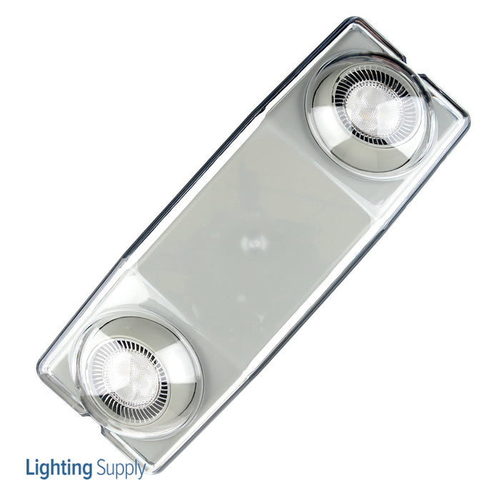 Best Lighting Products Wet Location LED Combination Single Face Red Letters Gray Housing With White Faceplate (CWLEZXTEU1RG-SDT)