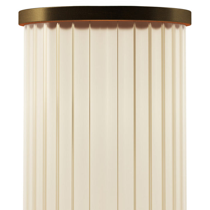 Bulbrite CANDLESTICK/TL/BB Cordless Indoor Table Lamp Candlestick 4W 3.7V 300Lm 2700K 90 CRI Brushed Brass (K70401)