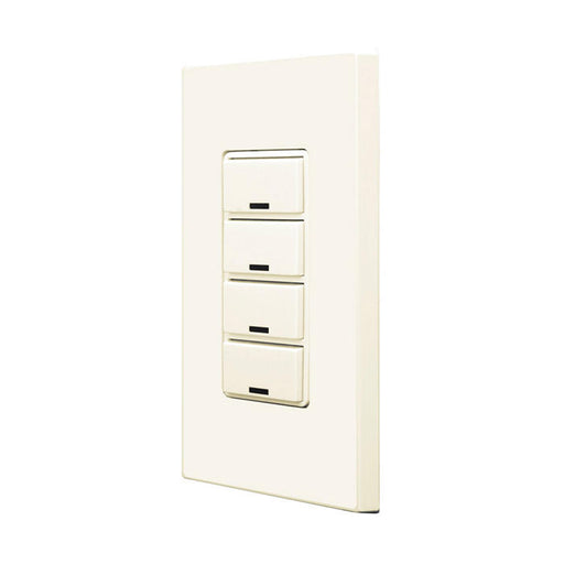 Leviton Light Almond GreenMAX Digital Switch 4-Button Color Change Kit With Wall Plate (RDGSW-4ET)