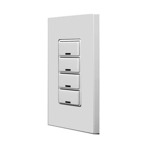 Leviton Gray GreenMAX Digital Switch 4-Button Color Change Kit With Wall Plate (RDGSW-4EG)