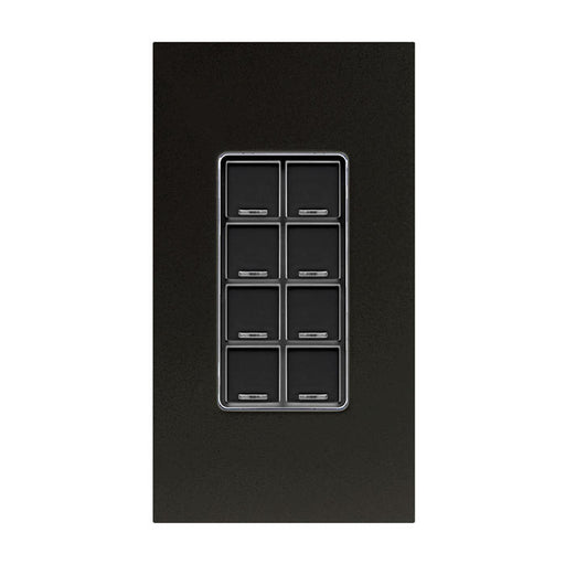 Leviton Black GreenMAX Digital Switch 8-Button Color Change Kit With Wall Plate (RDGSW-8EE)