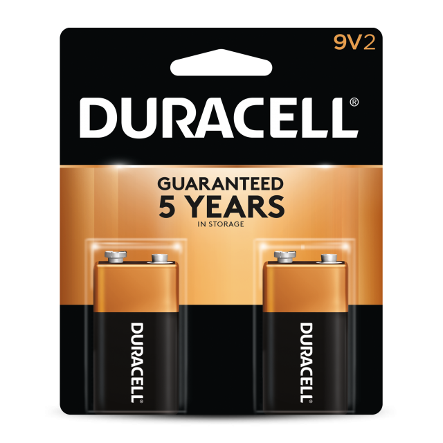 Duracell 4133303961 Coppertop 9V 2-Pack (MN1604B2Z)