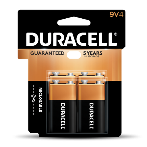 Duracell 4133377364 Battery Duracell 9V 4-Pack (MN16RT4Z)