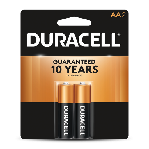 Duracell 4133309261 Duracell Alkaline AA 1.5V 2-Pack Blister (MN1500B2)
