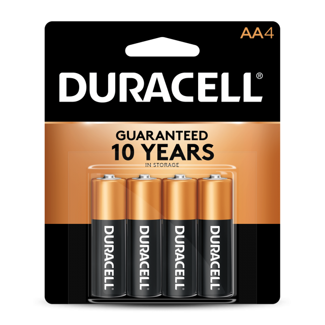 Duracell 4133303561 Duracell Alkaline AA 1.5V 4-Pack Blister (MN1500B4)