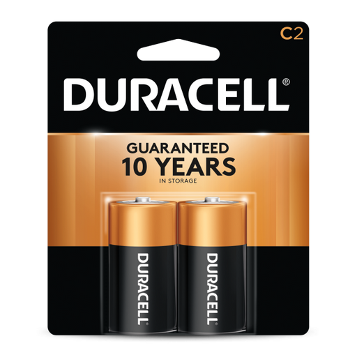 Duracell 4133309161 Duracell Alkaline C 1.5V 2-Pack Blister (MN1400B2)