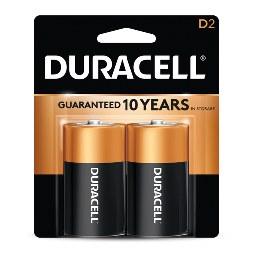 Duracell 4133309061 Duracell Alkaline D 1.5V 2-Pack Blister (MN1300B2)